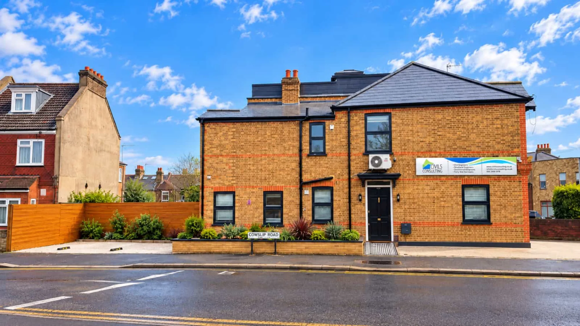 Civils Consulting office on Cowslip Road, South Woodford
